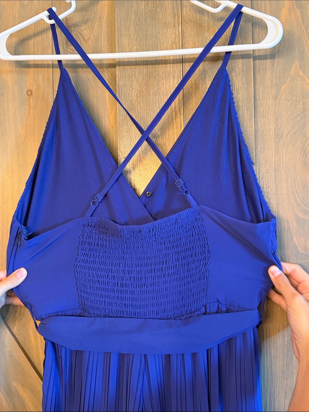 Beyond Words Blue Jumpsuit View 4